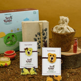 Plantable Rakhi For Brother With Planter, Manual With Roli (Yellow)